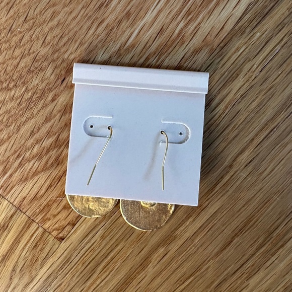 NWT gold disc earrings from Kenneth Jay Lane - Picture 2 of 2